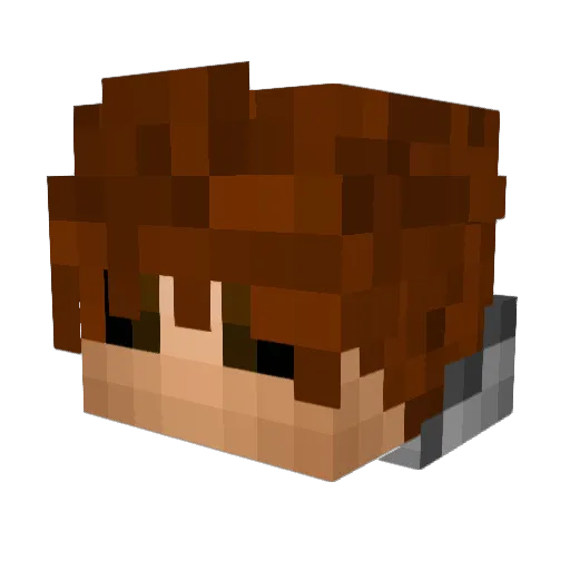 MrSandman18 Minecraft avatar head, 3D render