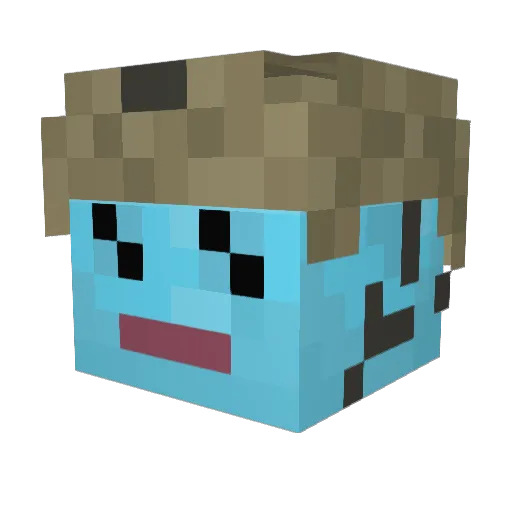 MrSandman85 Minecraft avatar head, 3D render