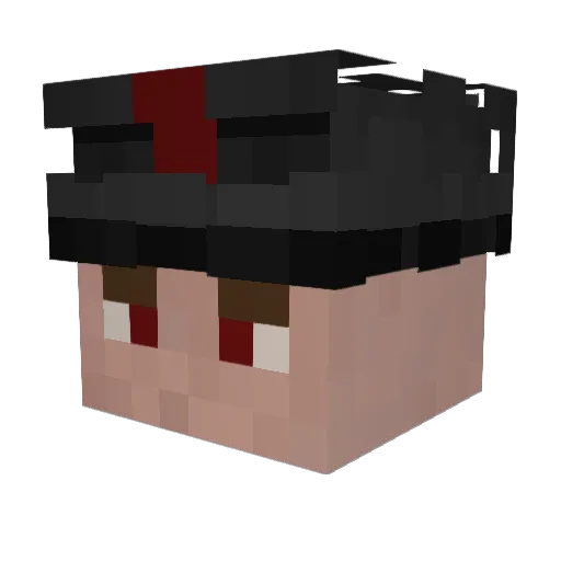 MrSaneKS Minecraft avatar head, 3D render