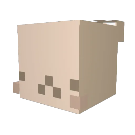 MrSanki Minecraft avatar head, 3D render