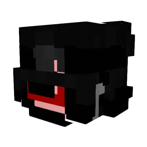 MrSantana_ Minecraft avatar head, 3D render