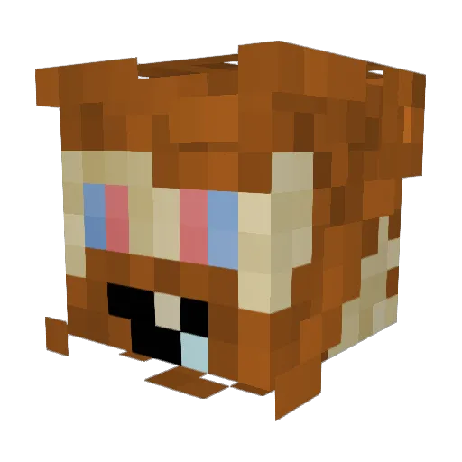 MrSarunas4 Minecraft avatar head, 3D render