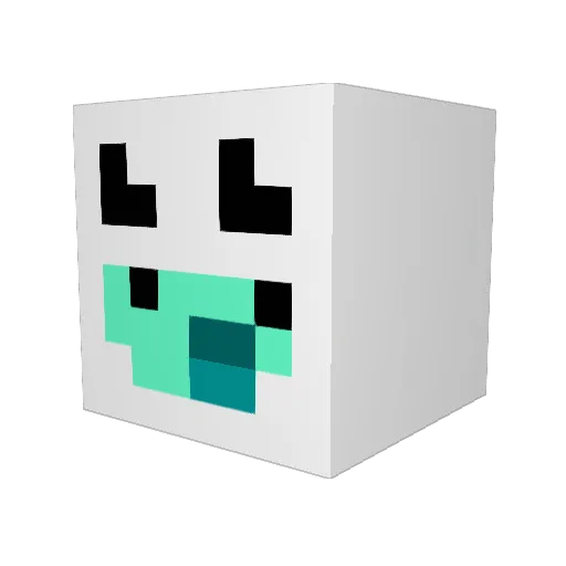 MrScallo Minecraft avatar head, 3D render