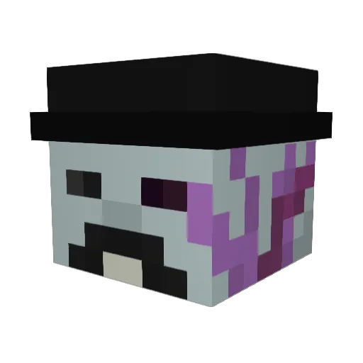 MrSchnnub Minecraft avatar head, 3D render