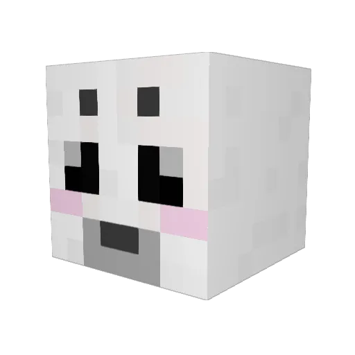 MrSeal__ Minecraft avatar head, 3D render