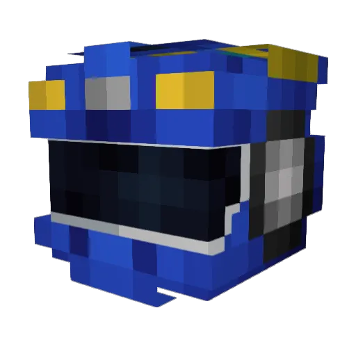 MrSeb Minecraft avatar head, 3D render