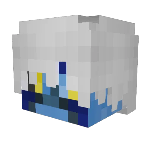 MrSeo17 Minecraft avatar head, 3D render