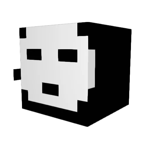 MrSergo228 Minecraft avatar head, 3D render