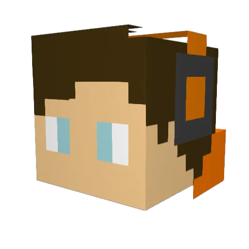 MrSeth2002 Minecraft avatar head, 3D render