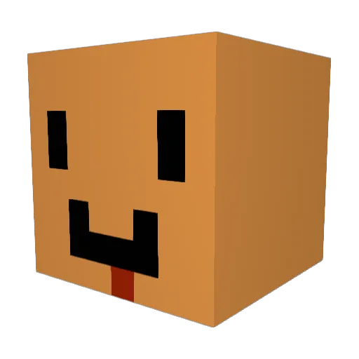 MrShaartyParty Minecraft avatar head, 3D render