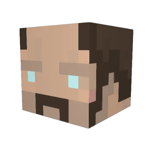 MrShantastic Minecraft avatar head, 3D render