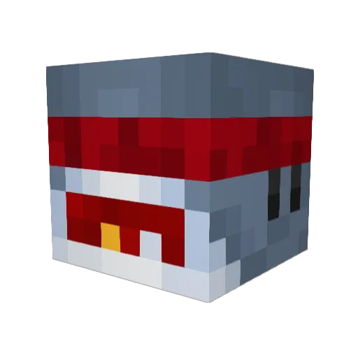 MrSharky0509 Minecraft avatar head, 3D render