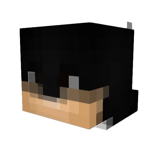 MrShawty Minecraft avatar head, 3D render