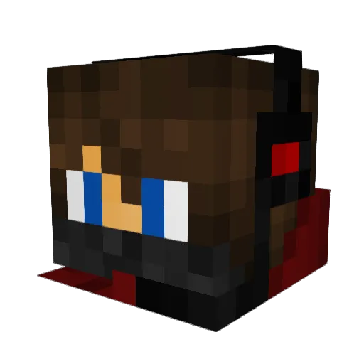MrSheep18 Minecraft avatar head, 3D render