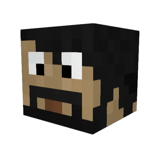 MrSheepNL Minecraft avatar head, 3D render