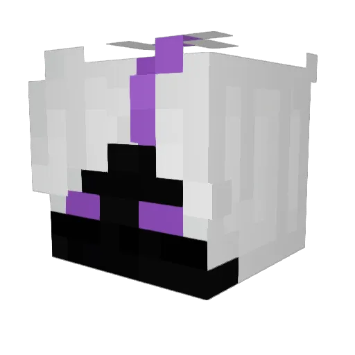 MrShinShin Minecraft avatar head, 3D render