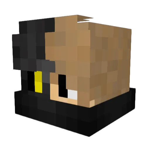 MrSilver_YT Minecraft avatar head, 3D render