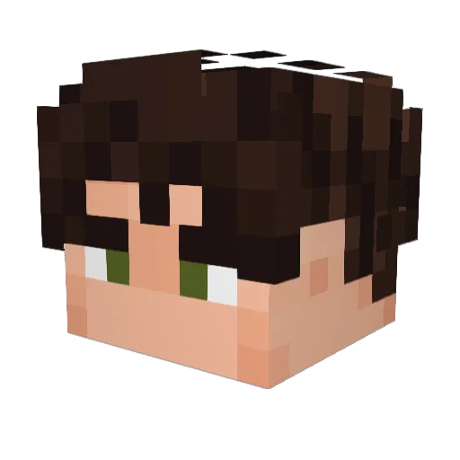 MrSith_ Minecraft avatar head, 3D render