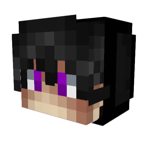 MrSkullXL Minecraft avatar head, 3D render
