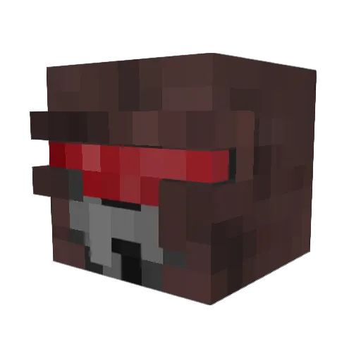 MrSkyBull Minecraft avatar head, 3D render