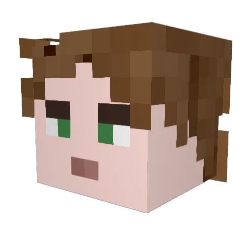 MrSlayer2958 Minecraft avatar head, 3D render