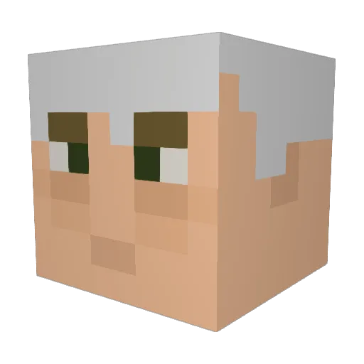 MrSloosh Minecraft avatar head, 3D render