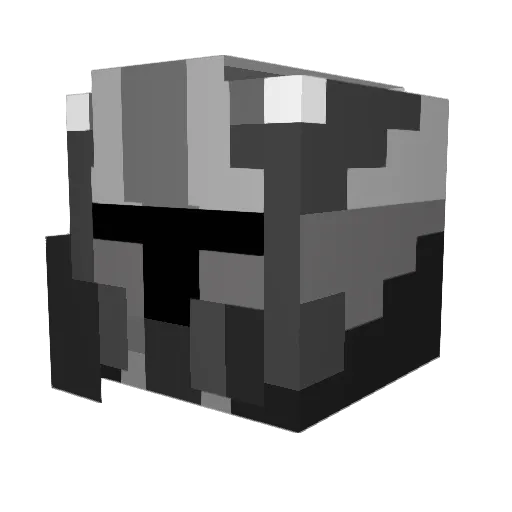 MrSmey Minecraft avatar head, 3D render