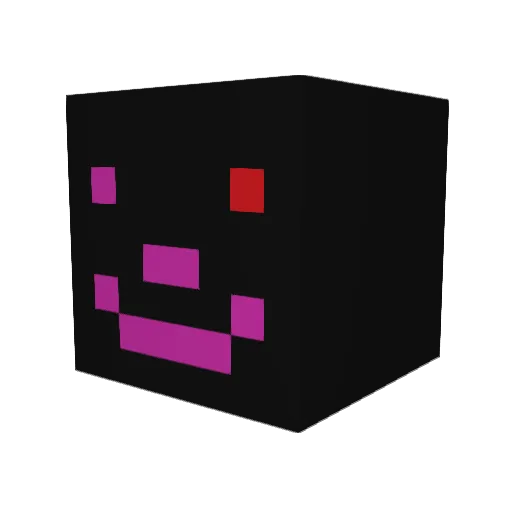 MrSmile71 Minecraft avatar head, 3D render