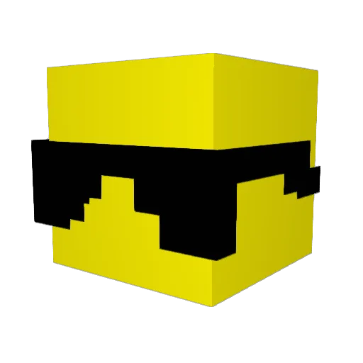 MrSmileyCo Minecraft avatar head, 3D render