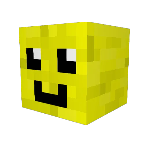 MrSmileyGuy Minecraft avatar head, 3D render