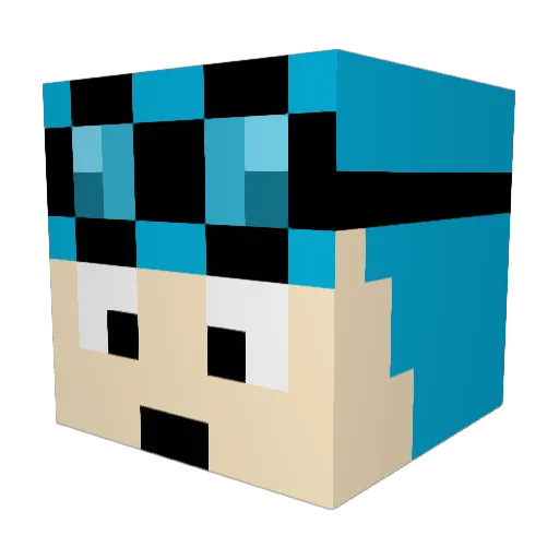 MrSmishSmish Minecraft avatar head, 3D render