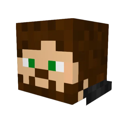 MrSmity_alt Minecraft avatar head, 3D render
