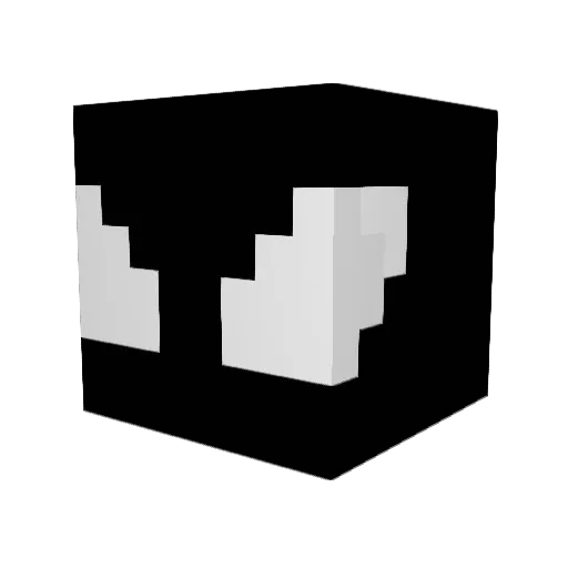 MrSnuffles118 Minecraft avatar head, 3D render