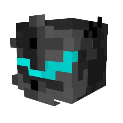 MrSpader Minecraft avatar head, 3D render