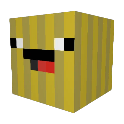 MrSpaghetiSlurp Minecraft avatar head, 3D render