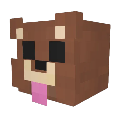 MrSparroww Minecraft avatar head, 3D render