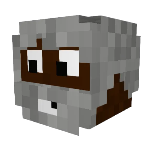 MrSphinx Minecraft avatar head, 3D render