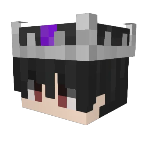 MrSpider025 Minecraft avatar head, 3D render