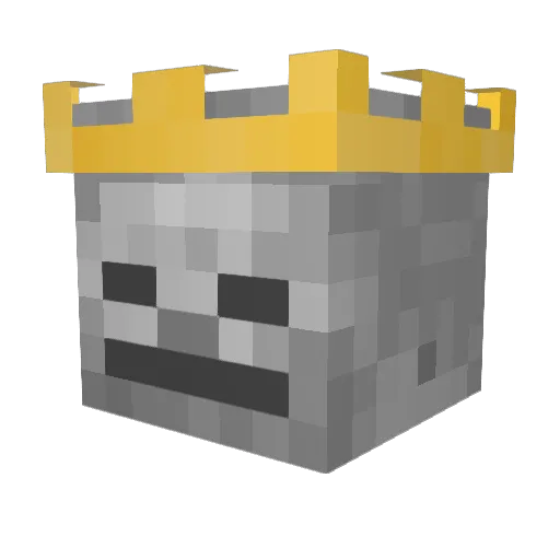 MrSpromkles Minecraft avatar head, 3D render