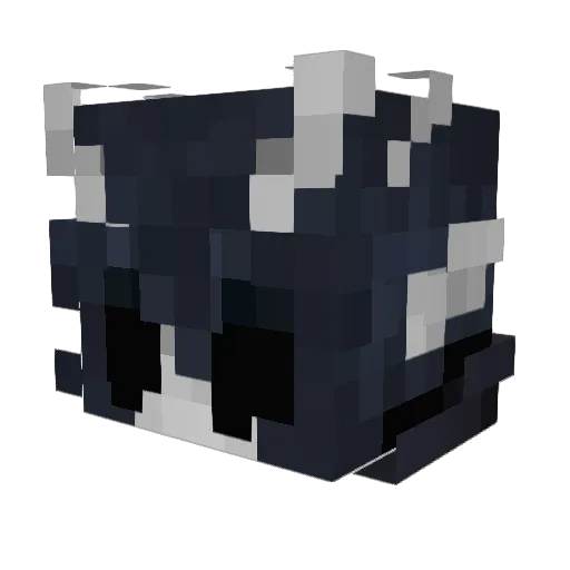 MrSqueezed Minecraft avatar head, 3D render