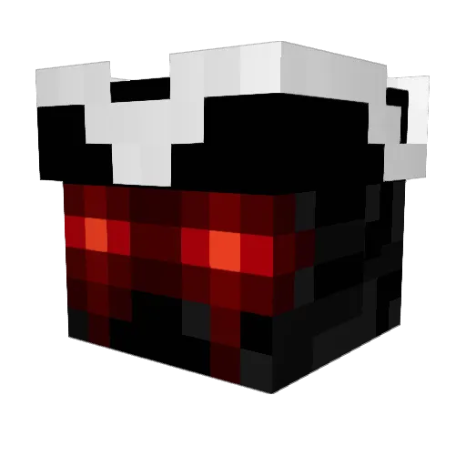 MrSquibbles2196 Minecraft avatar head, 3D render