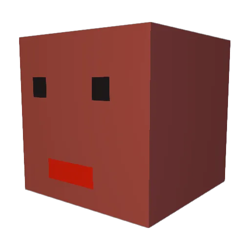 MrSteak2005 Minecraft avatar head, 3D render