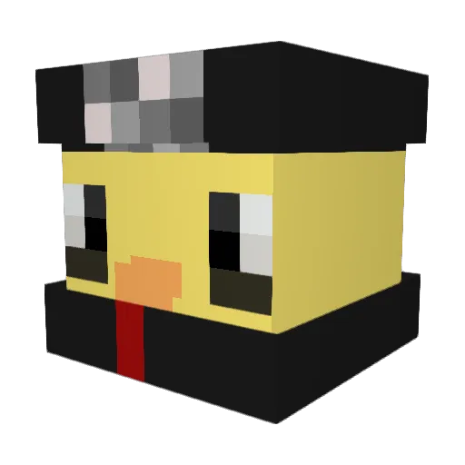 MrStealUrSalt Minecraft avatar head, 3D render