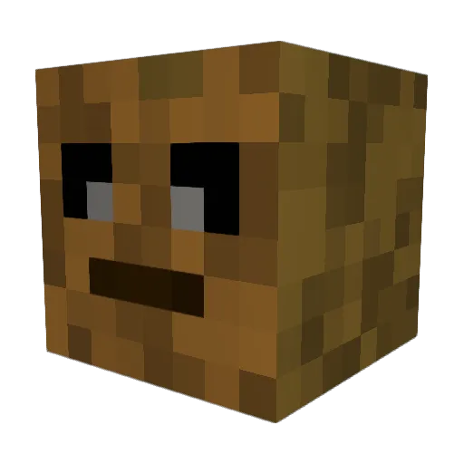 MrStealUrWiFi Minecraft avatar head, 3D render