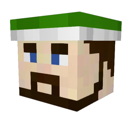 MrStealYoGirl01 Minecraft avatar head, 3D render