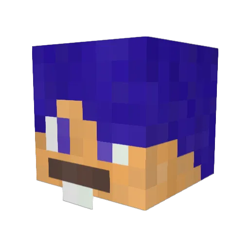 MrStelpan1 Minecraft avatar head, 3D render