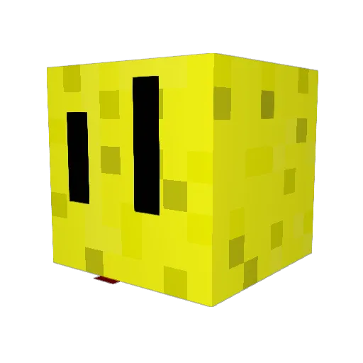 MrStick63 Minecraft avatar head, 3D render