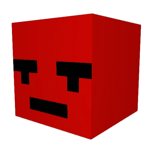 MrStickan Minecraft avatar head, 3D render