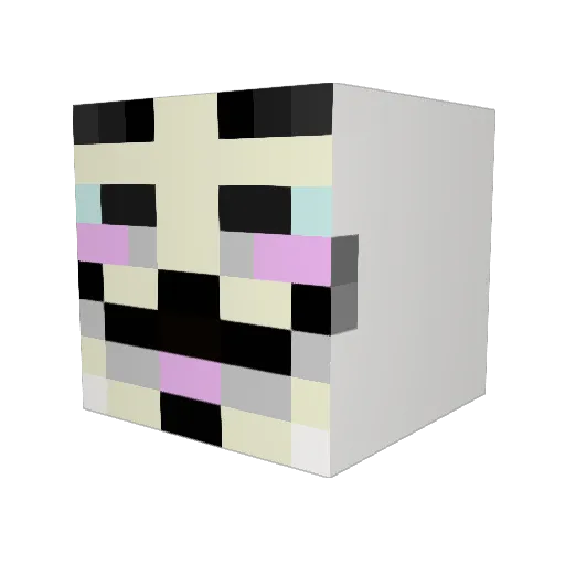 MrStitchez Minecraft avatar head, 3D render