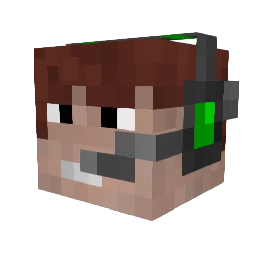 MrStrikor Minecraft avatar head, 3D render